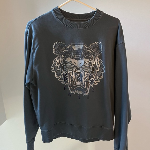 KENZO Blue Gradient Tiger Sweatshirt - Picture 2 of 4